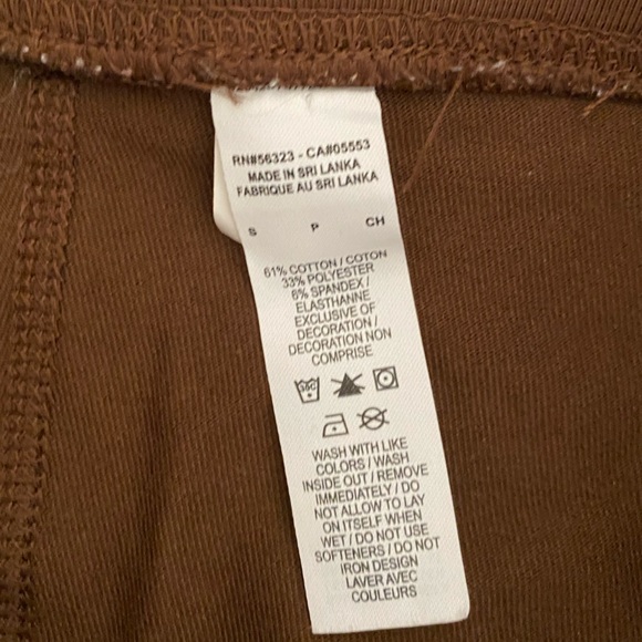 Nike Biker shorts in brown, size small - Picture 3 of 4